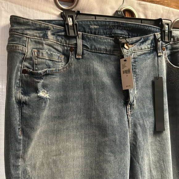 Lane Bryant Mid Rise Super Stretch Skinny Ankle 20 Regular - Picture 2 of 12